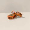 Orange Halloween-themed decorative tape roll Specification image